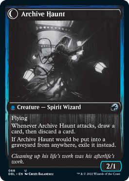 Overwhelmed Archivist // Archive Haunt [Innistrad: Double Feature] | Gamer Loot