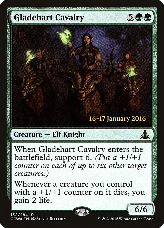 Gladehart Cavalry [Oath of the Gatewatch Prerelease Promos] | Gamer Loot