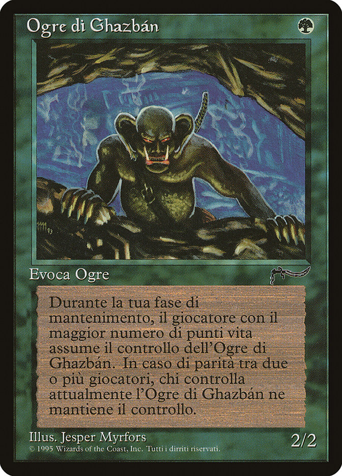 Ghazban Ogre (Italian) "Ogre di Ghazban" [Rinascimento] | Gamer Loot