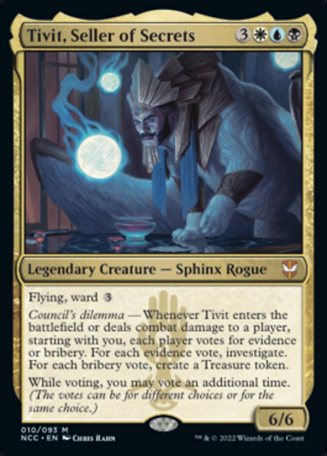 Tivit, Seller of Secrets [Streets of New Capenna Commander] | Gamer Loot