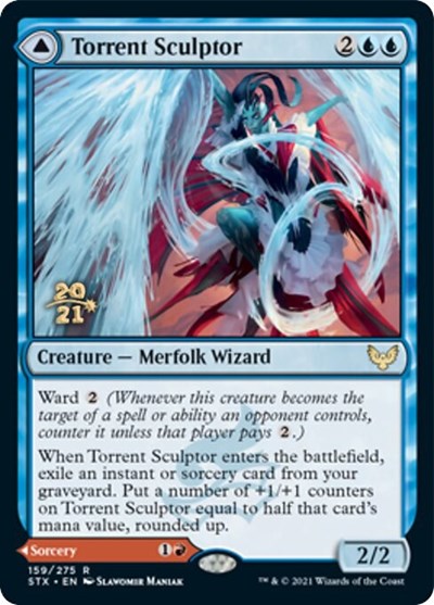 Torrent Sculptor // Flamethrower Sonata [Strixhaven: School of Mages Prerelease Promos] | Gamer Loot