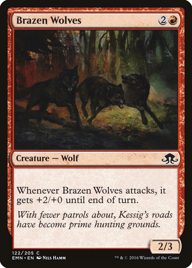 Brazen Wolves [Eldritch Moon] | Gamer Loot