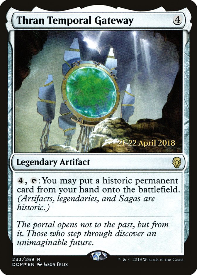 Thran Temporal Gateway  [Dominaria Prerelease Promos] | Gamer Loot