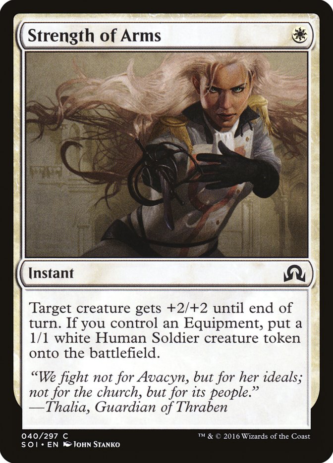 Strength of Arms [Shadows over Innistrad] | Gamer Loot