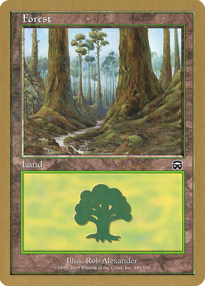 Forest (jt349) (Jan Tomcani) [World Championship Decks 2001] | Gamer Loot