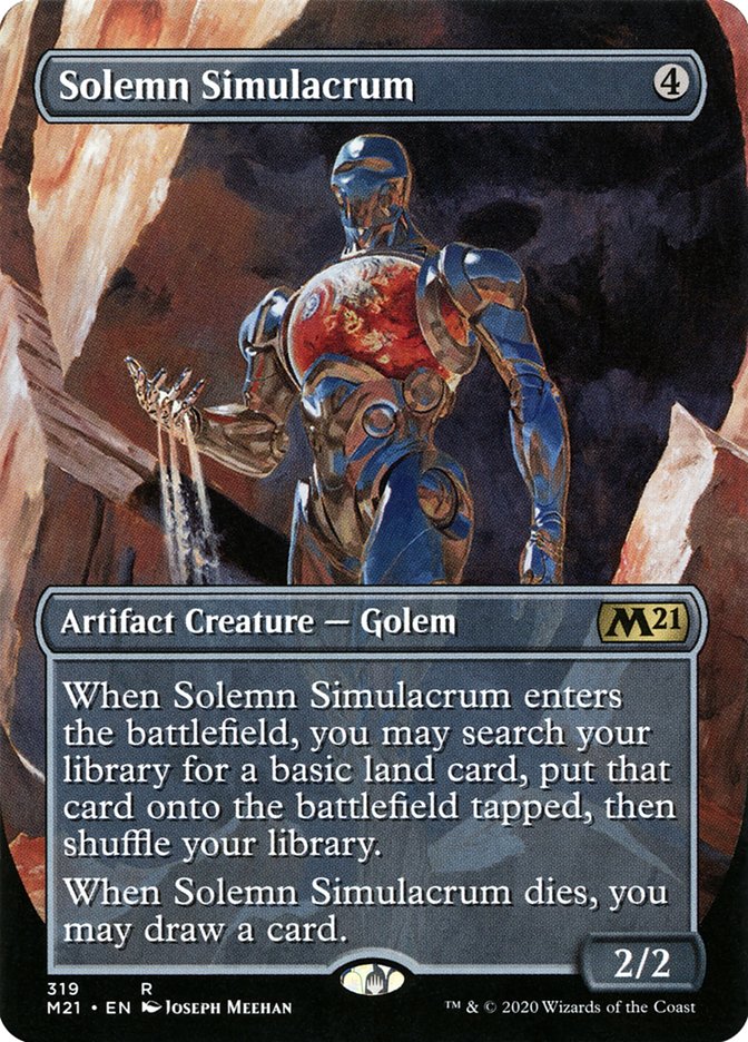 Solemn Simulacrum (Extended) [Core Set 2021] | Gamer Loot