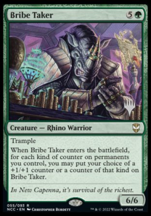 Bribe Taker (Promo Pack) [Streets of New Capenna Commander Promos] | Gamer Loot