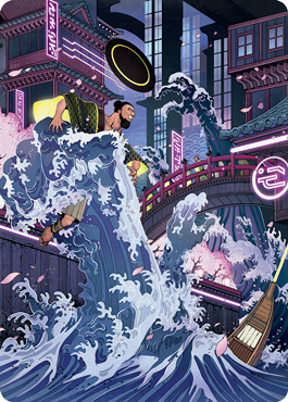 Invoke Despair Art Card [Kamigawa: Neon Dynasty Art Series] | Gamer Loot