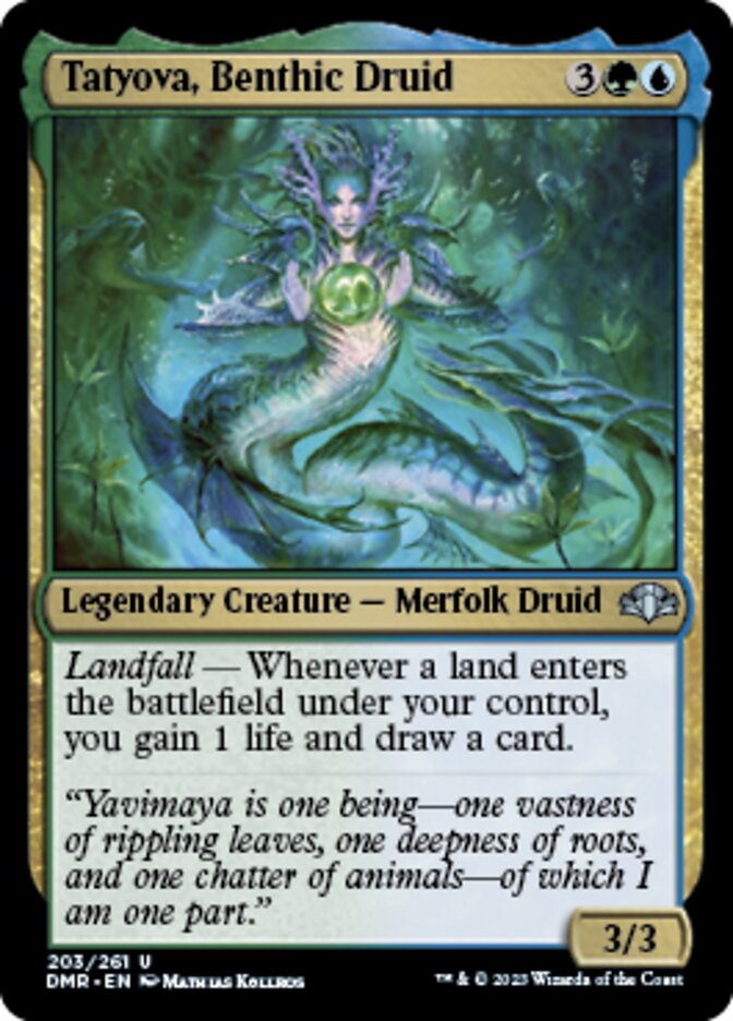 Tatyova, Benthic Druid [Dominaria Remastered] | Gamer Loot