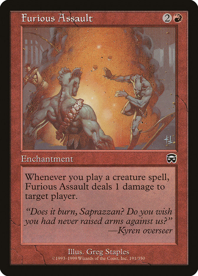 Furious Assault [Mercadian Masques] | Gamer Loot
