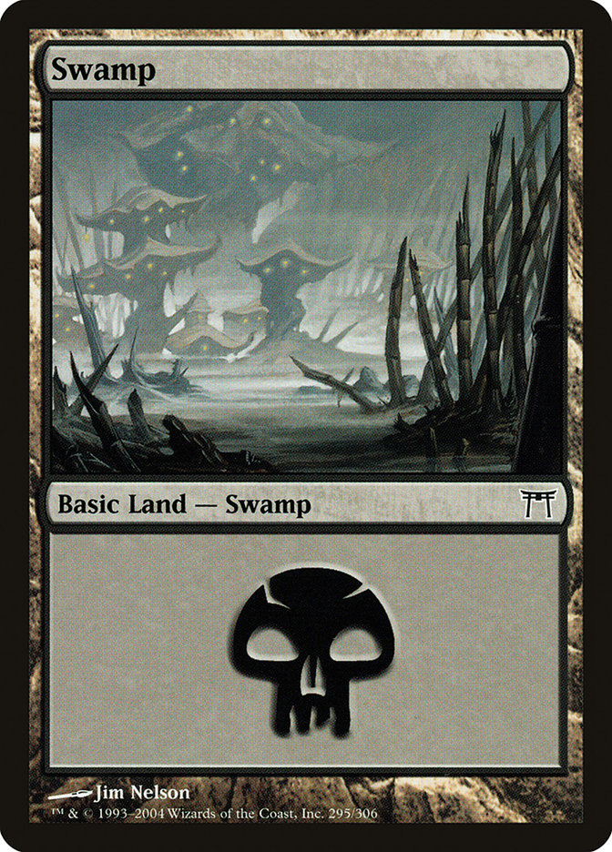 Swamp (295) [Champions of Kamigawa] | Gamer Loot