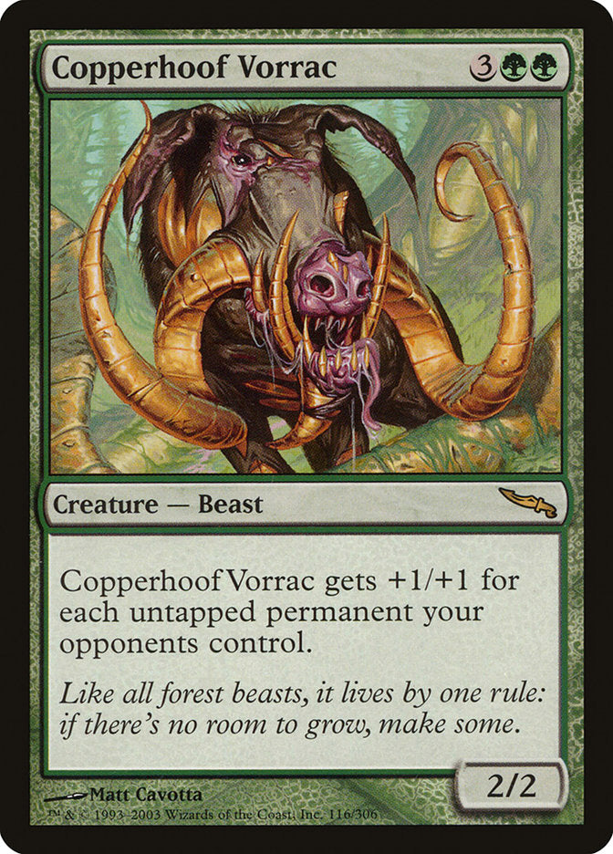 Copperhoof Vorrac [Mirrodin] | Gamer Loot