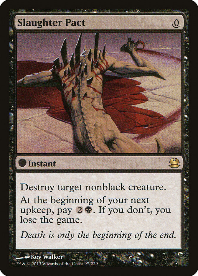 Slaughter Pact [Modern Masters] | Gamer Loot