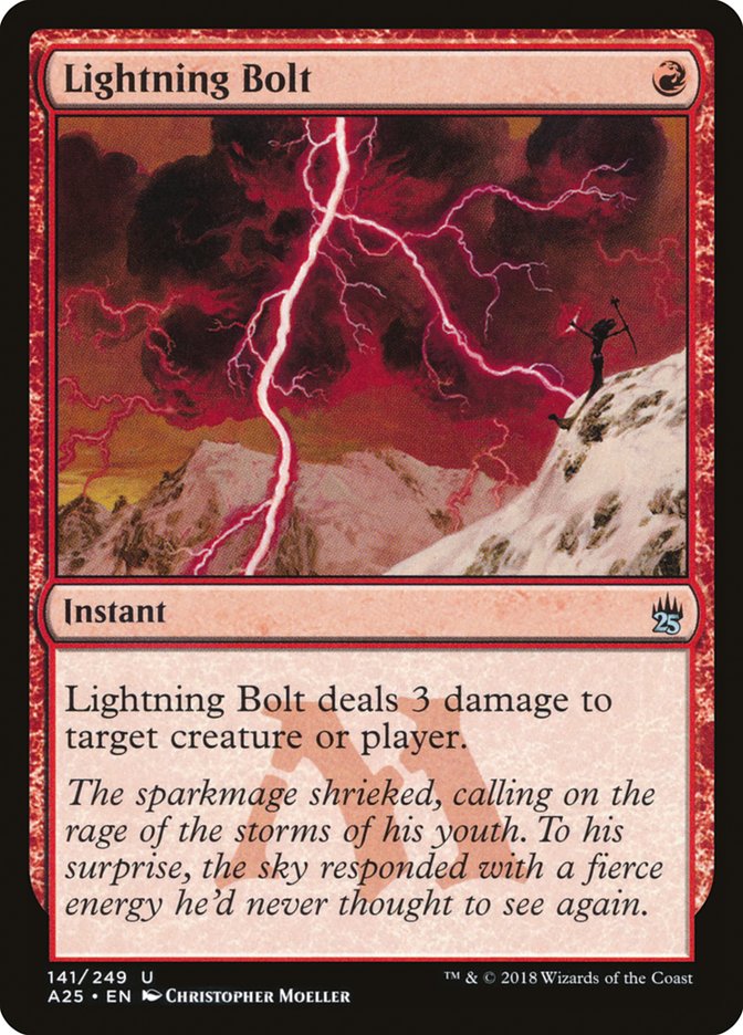 Lightning Bolt [Masters 25] | Gamer Loot