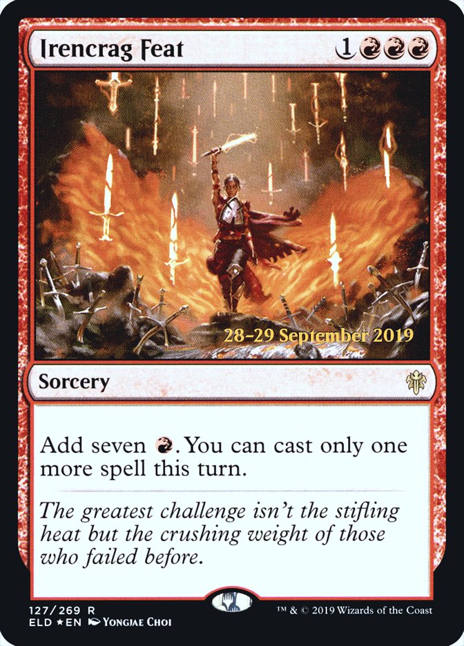 Irencrag Feat  [Throne of Eldraine Prerelease Promos] | Gamer Loot