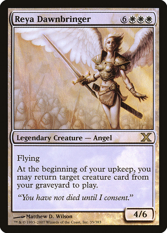 Reya Dawnbringer (Premium Foil) [Tenth Edition] | Gamer Loot