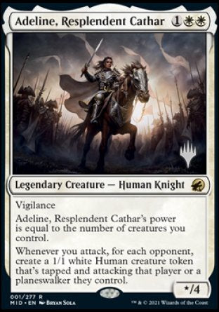 Adeline, Resplendent Cathar (Promo Pack) [Innistrad: Midnight Hunt Promos] | Gamer Loot