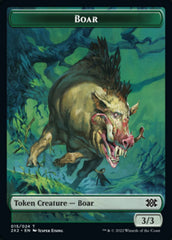 Boar // Vampire Double-sided Token [Double Masters 2022 Tokens] | Gamer Loot