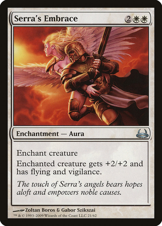 Serra's Embrace [Duel Decks: Divine vs. Demonic] | Gamer Loot