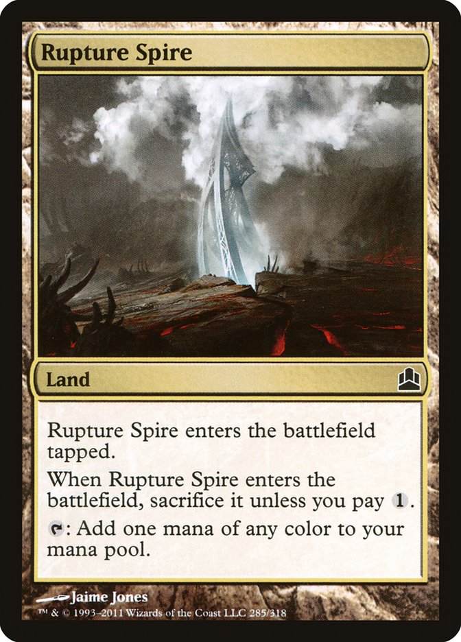 Rupture Spire [Commander 2011] | Gamer Loot