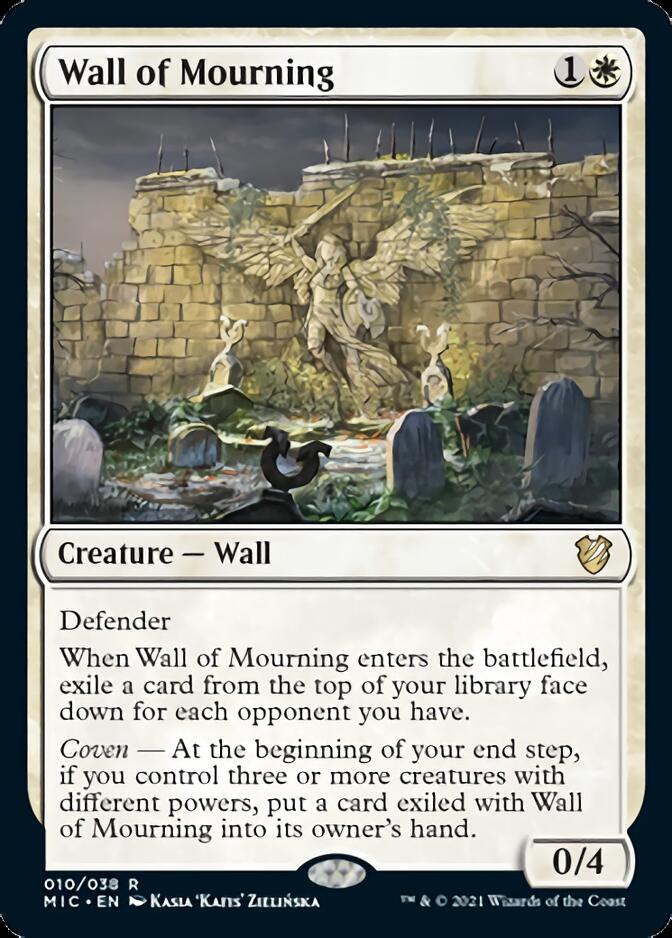 Wall of Mourning [Innistrad: Midnight Hunt Commander] | Gamer Loot