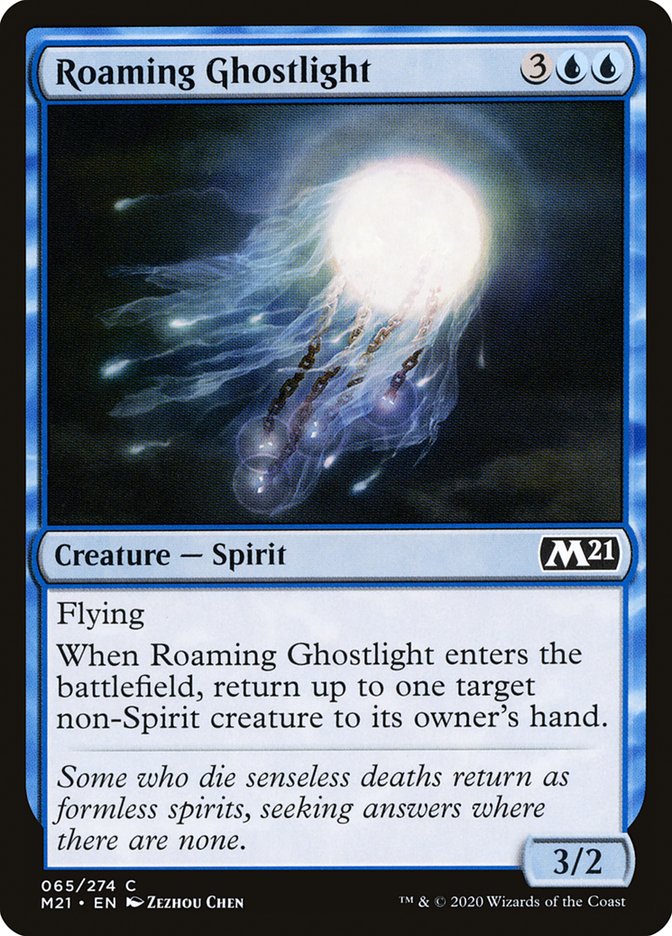 Roaming Ghostlight [Core Set 2021] | Gamer Loot