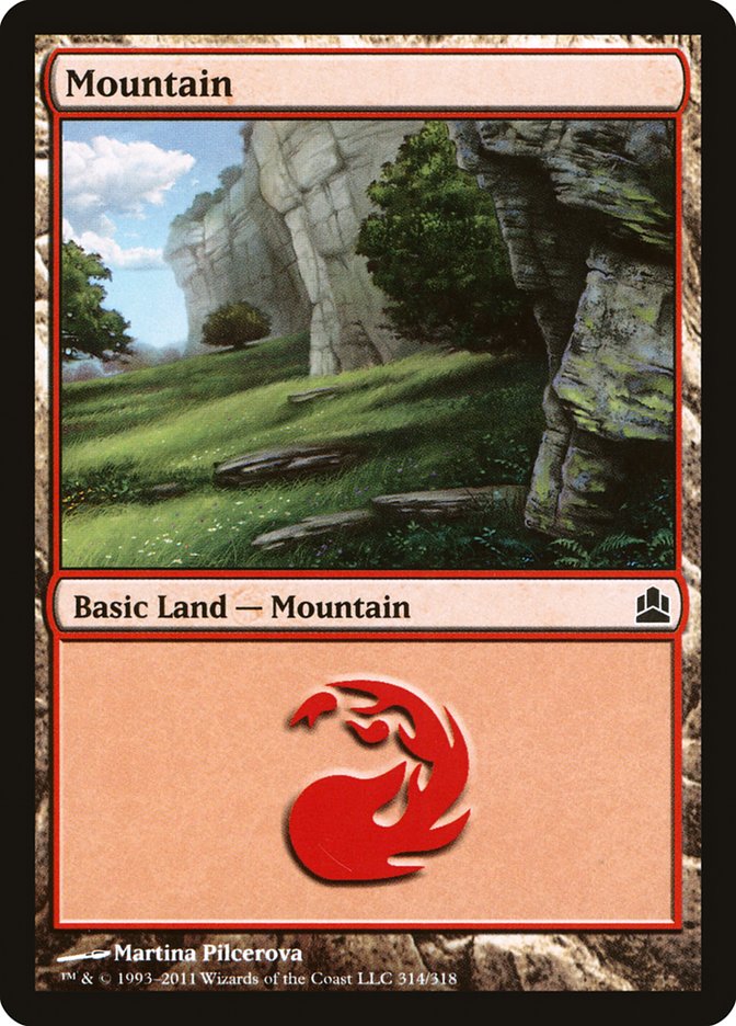 Mountain (314) [Commander 2011] | Gamer Loot