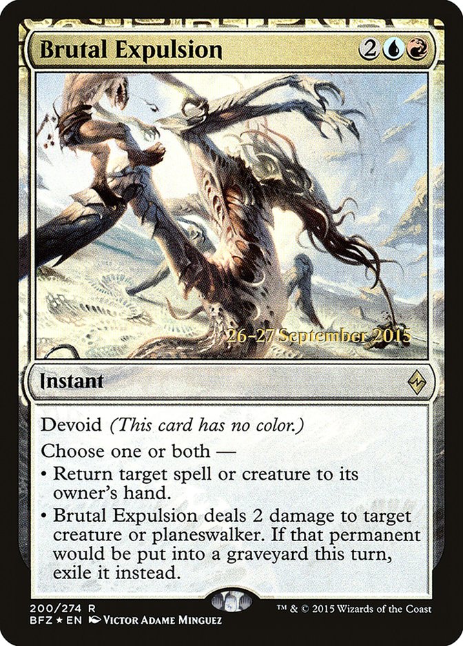 Brutal Expulsion  [Battle for Zendikar Prerelease Promos] | Gamer Loot