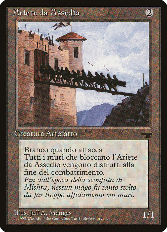 Battering Ram (Italian) - "Ariete da Assedio" [Rinascimento] | Gamer Loot