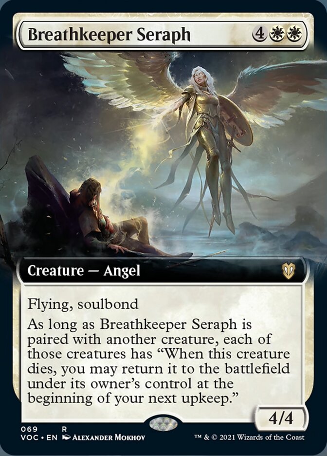 Breathkeeper Seraph (Extended) [Innistrad: Crimson Vow Commander] | Gamer Loot