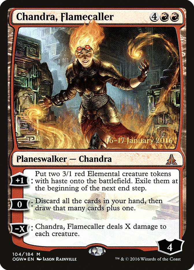 Chandra, Flamecaller [Oath of the Gatewatch Prerelease Promos] | Gamer Loot
