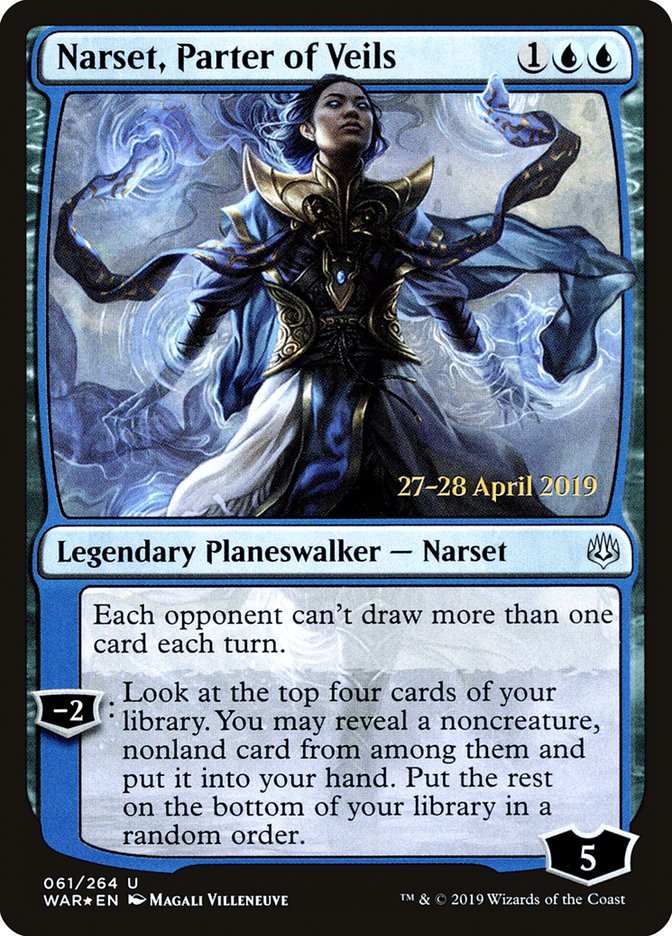 Narset, Parter of Veils  [War of the Spark Prerelease Promos] | Gamer Loot