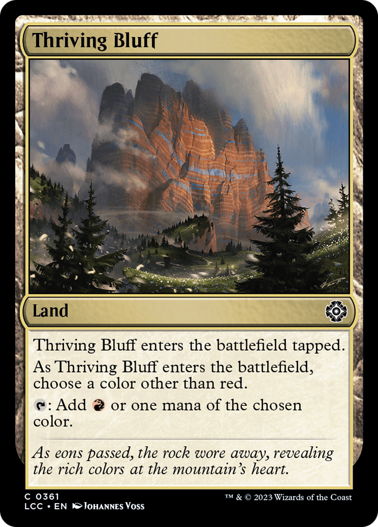 Thriving Bluff [The Lost Caverns of Ixalan Commander] | Gamer Loot