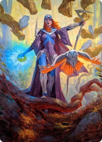 Kasmina, Enigma Sage Art Card [Strixhaven: School of Mages Art Series] | Gamer Loot