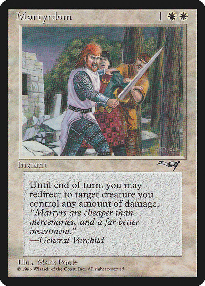 Martyrdom (Sword Drawn) [Alliances] | Gamer Loot