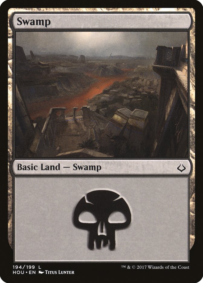 Swamp (194) [Hour of Devastation] | Gamer Loot