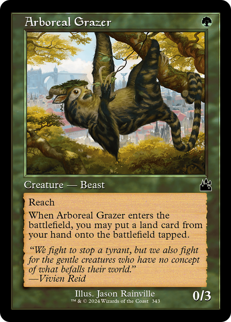 Arboreal Grazer (Retro Frame) [Ravnica Remastered] | Gamer Loot