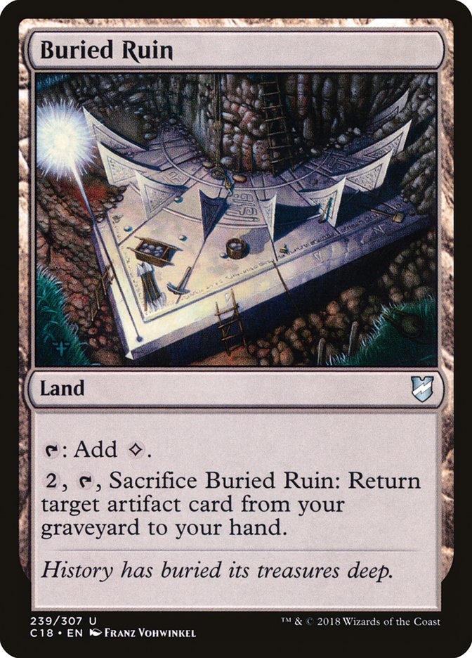 Buried Ruin [Commander 2018] | Gamer Loot