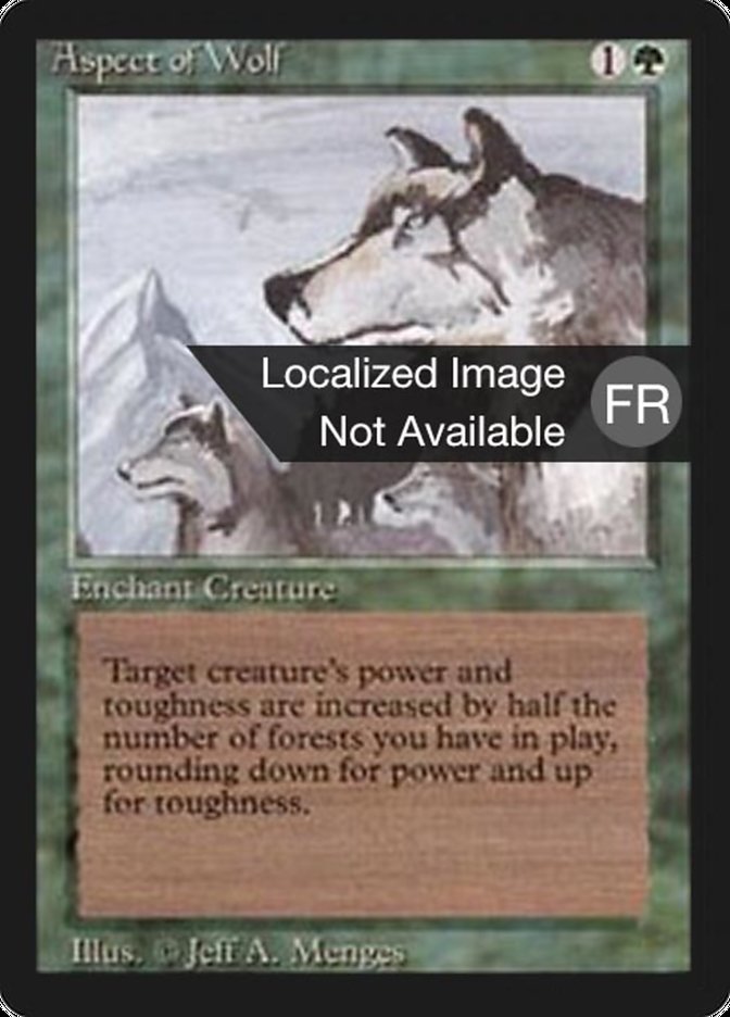 Aspect of Wolf [Foreign Black Border] | Gamer Loot