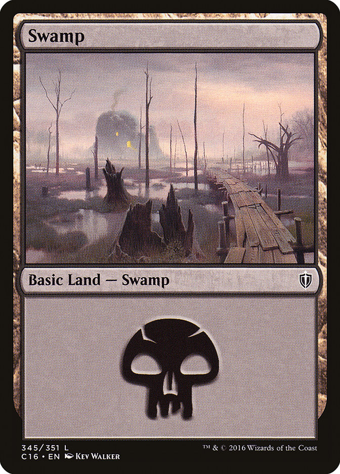 Swamp (345) [Commander 2016] | Gamer Loot