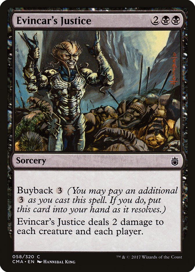 Evincar's Justice [Commander Anthology] | Gamer Loot