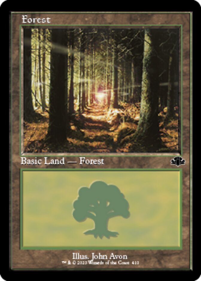 Forest (410) (Retro) [Dominaria Remastered] | Gamer Loot