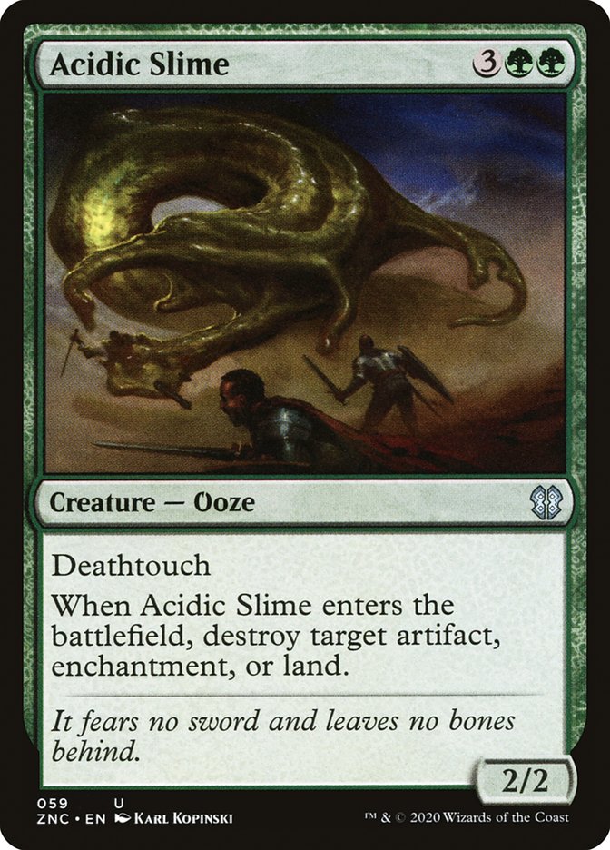 Acidic Slime [Zendikar Rising Commander] | Gamer Loot