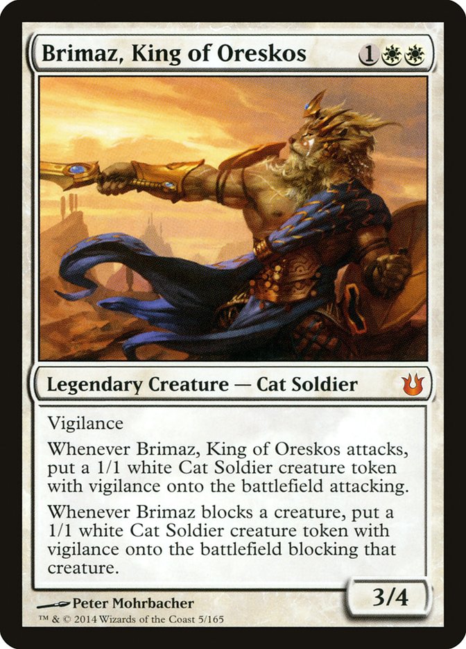Brimaz, King of Oreskos [Born of the Gods] | Gamer Loot