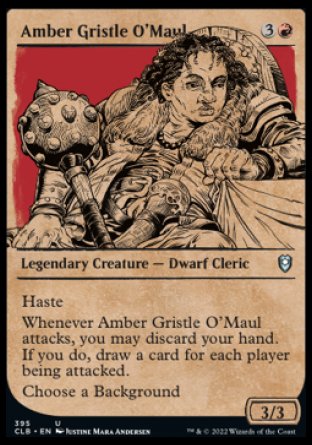 Amber Gristle O'Maul (Showcase) [Commander Legends: Battle for Baldur's Gate] | Gamer Loot