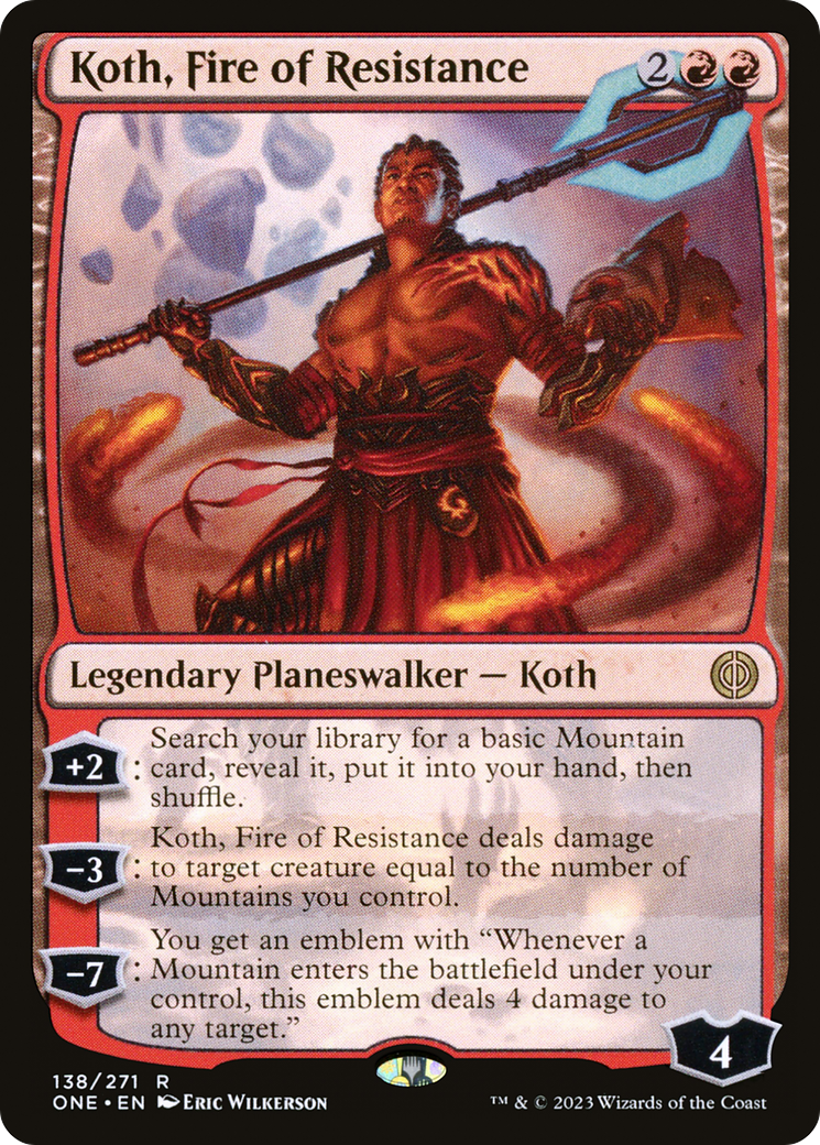 Koth, Fire of Resistance [Phyrexia: All Will Be One] | Gamer Loot