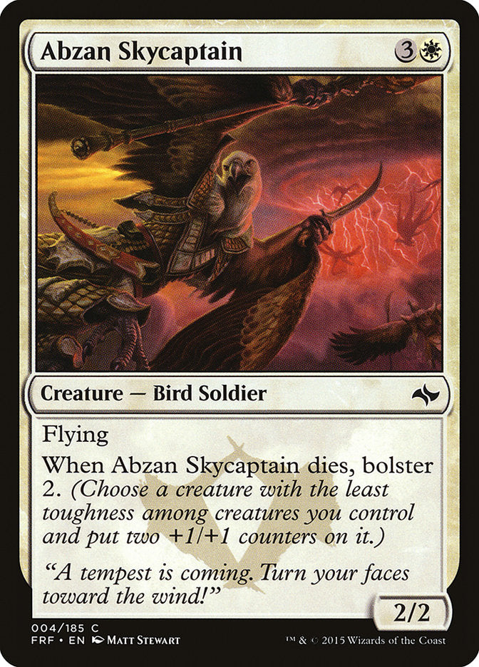 Abzan Skycaptain [Fate Reforged] | Gamer Loot