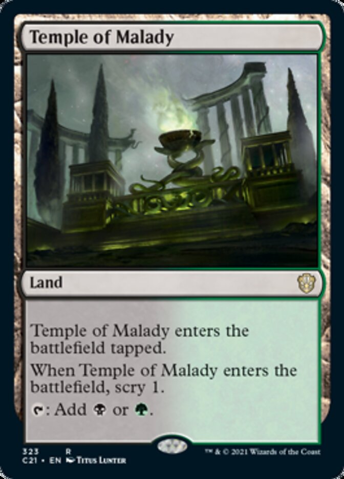 Temple of Malady [Commander 2021] | Gamer Loot