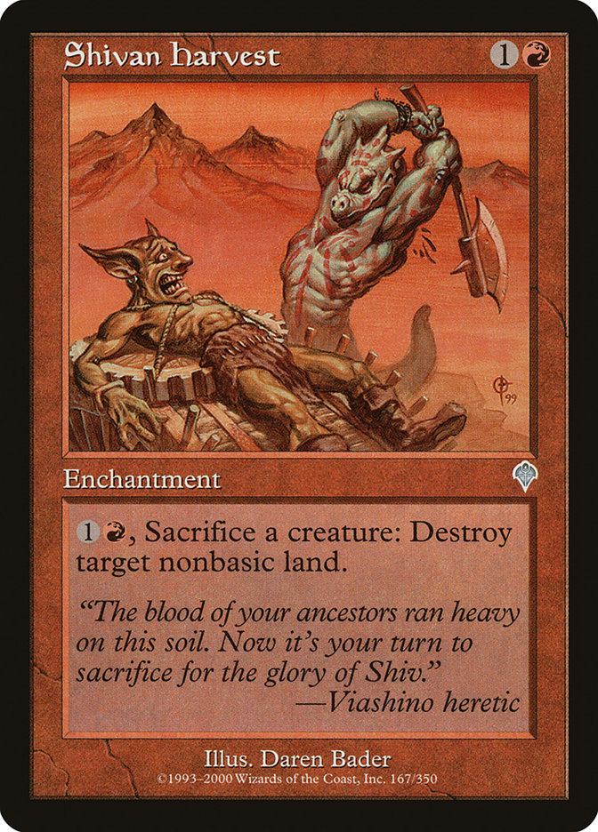 Shivan Harvest [Invasion] | Gamer Loot