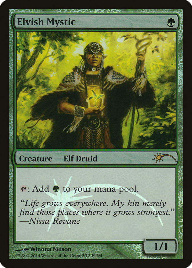 Elvish Mystic [Friday Night Magic 2014] | Gamer Loot